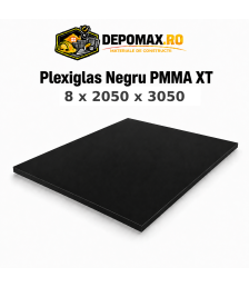 Plexiglas negru PMMA XT 8 x 2050 x 3050 mm